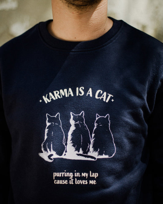 Karma is a cat | Sweatshirt - Behind the Mall