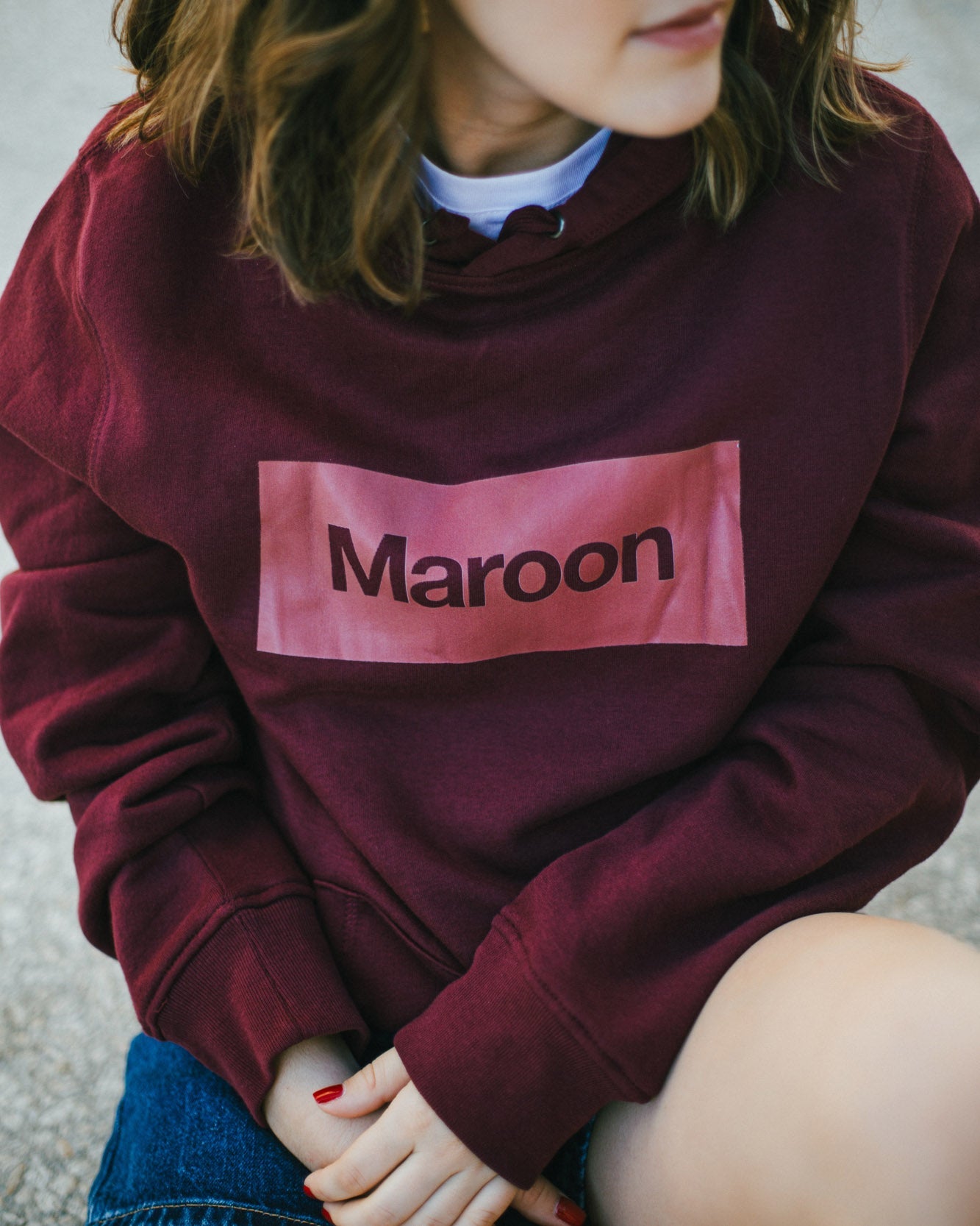 Maroon | Hoodie - Behind the Mall