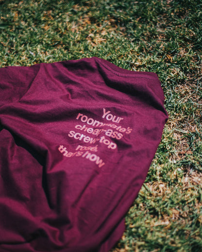 This is "How we'd end up on the floor" | T-shirt - Behind the Mall