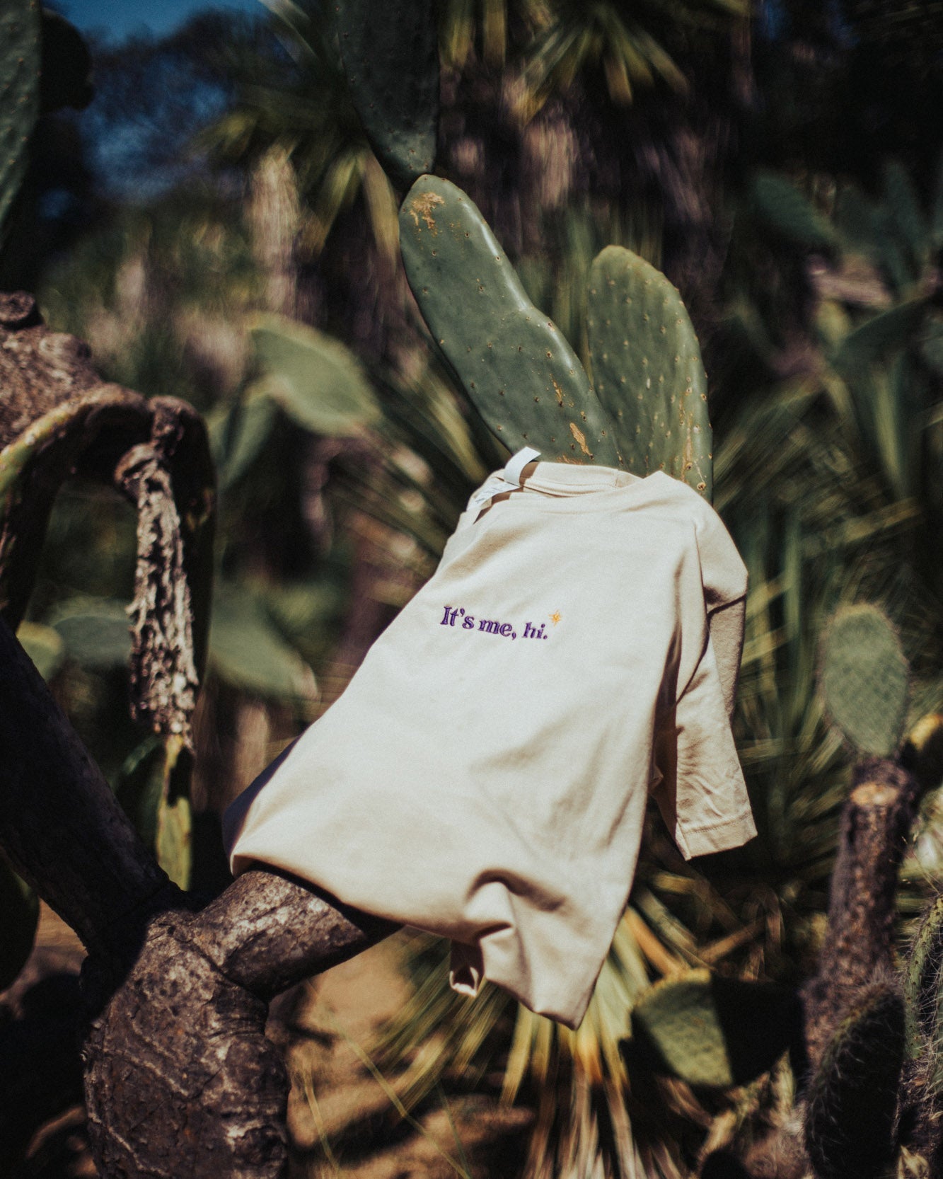 It's me, hi! | Embroidered T-shirt - Behind the Mall