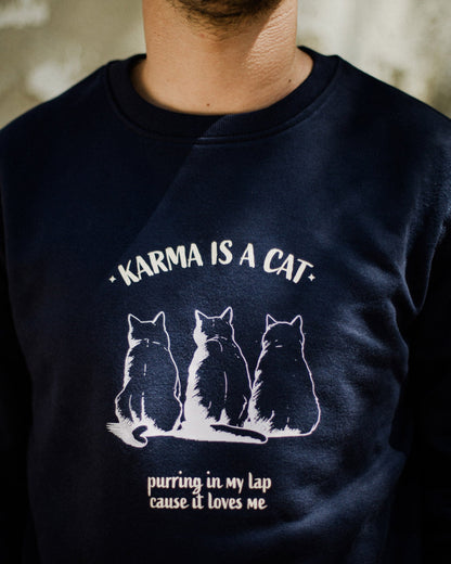 Karma is a cat | Sweatshirt - Behind the Mall