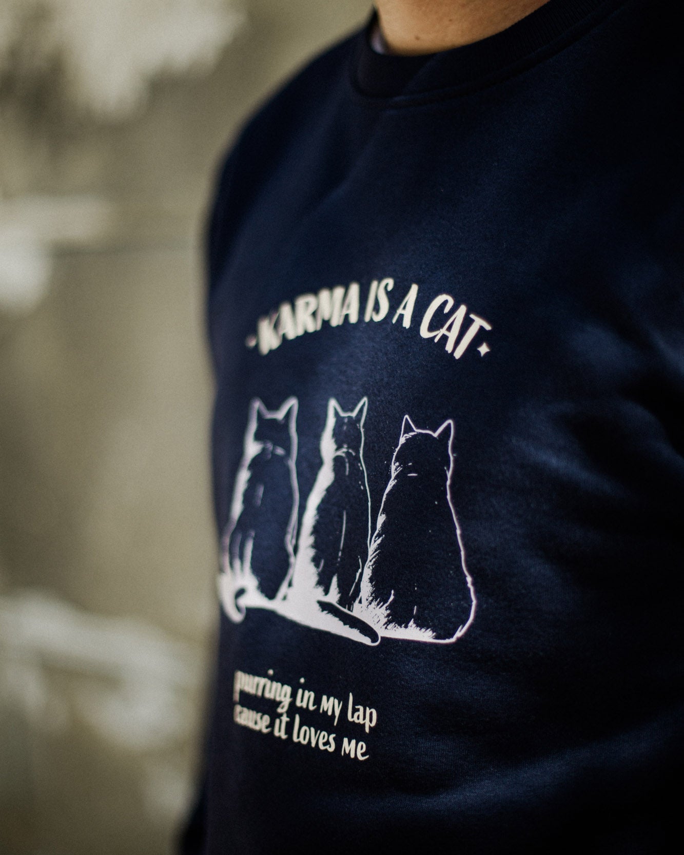 Karma is a cat | Sweatshirt - Behind the Mall