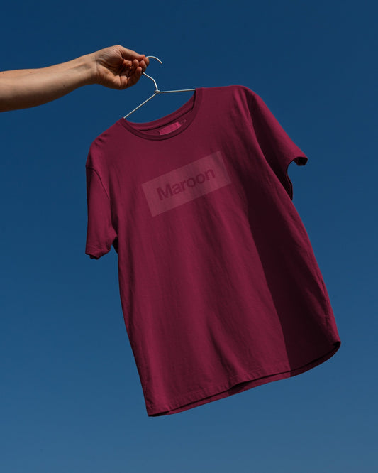 Maroon | T-shirt - Behind the Mall